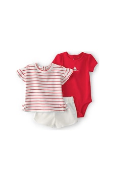 Carter's Kız Bebek Body Şort Set 1u528810 Kırmızı Carter's Kız Bebek Body Şort Set 1u528810 Kırmızı
