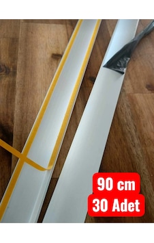 Kapı Eşik Profili Kapı Süpürgeliği Kapı Çıtası Gri Gümüş Rengi 90 Cm X 30 Adet Kapı Eşik Profili Kapı Süpürgeliği Kapı Çıtası Gri Gümüş Rengi 90 Cm X 30 Adet