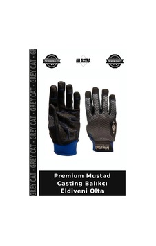 Grey Cat Premium Mustad Casting Balıkçı Eldiveni Olta Çok Renkli Grey Cat Premium Mustad Casting Balıkçı Eldiveni Olta Çok Renkli