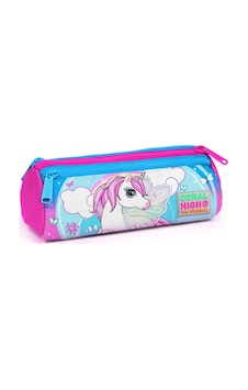 Coral High Pembe Unicorn Baskılı Üç Bölmeli Kalem Çantası -Kız Ço Coral High Pembe Unicorn Baskılı Üç Bölmeli Kalem Çantası -Kız Ço