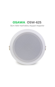 Osawa Osw625 Hat Trafolu Alçıpan Hoparlör 13 Cm Osawa Osw625 Hat Trafolu Alçıpan Hoparlör 13 Cm