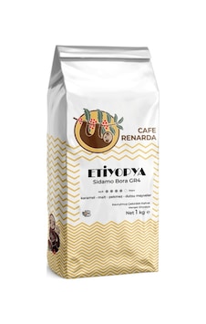 Cafe Renarda Etiyopya Sidamo Bora Kavrulmuş Çekirdek Kahve 1 KG