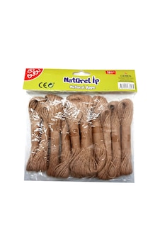 Bubu Natural Jüt Hasır İp 12 Li
