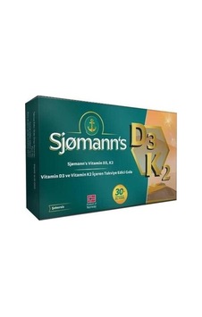 Sjomann's D3k2 30 Çiğneme Tableti Sjomann's D3k2 30 Çiğneme Tableti