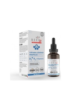 Bee'o Up %15 Suda Çözünür Propolis + D3K2 Damla 20 ML Bee'o Up %15 Suda Çözünür Propolis + D3K2 Damla 20 ML