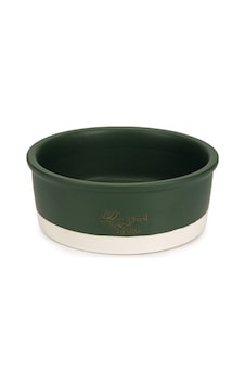 Beeztees Dbl Köpek Mama Su Kabı, Seramik, Mat Yeşil, 20cm, 700ml