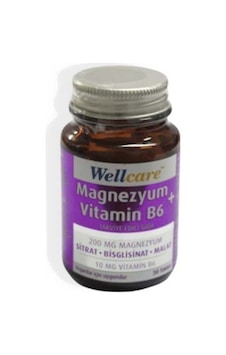 Wellcare Magnezyum+Vitamin B6 30 Tablet Wellcare Magnezyum+Vitamin B6 30 Tablet