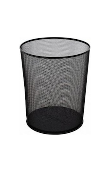 Globox Çöp Kovası 11 L Delikli Siyah Globox Çöp Kovası 11 L Delikli Siyah