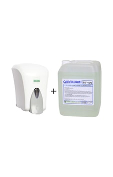 Omniwash SD-400 Köpük Sabun 5 L + Vialli F6 Beyaz Köpük Dispenser Omniwash SD-400 Köpük Sabun 5 L + Vialli F6 Beyaz Köpük Dispenser