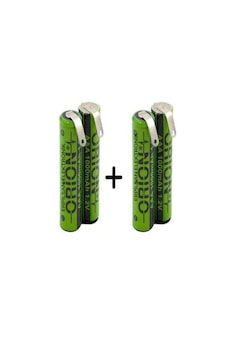 Tıraş Makinesi İnce Kumanda Pili Kalınlığında Ve Uzunluğunda 2.4v Aaa 1000mah Nı-mh Pili 2 Adet Tıraş Makinesi İnce Kumanda Pili Kalınlığında Ve Uzunluğunda 2.4v Aaa 1000mah Nı-mh Pili 2 Adet
