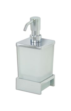 Çelik Banyo Kumru Set Üstü Camlı Sıvı Sabunluk Krom Renkli Çelik Banyo Kumru Set Üstü Camlı Sıvı Sabunluk Krom Renkli
