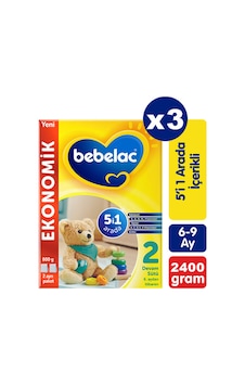 Bebelac 2 Devam Sütü 800 G 3 Adet Bebelac 2 Devam Sütü 800 G 3 Adet