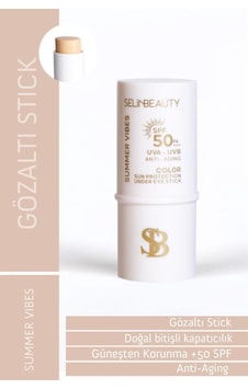 Selin Beauty Color Sun Protection Göz Altı İçin Güneş Koruyucu Stick SPF50+ 6 G