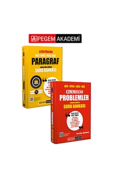 Pegem Akademi Ags-kpss-ales-dgs Ezberbozan Paragraf Tamamı Video Çözümlü Soru Bankası + Ags Kpss Ale
