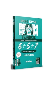 2024 Kpss Türkçe Tamamı Çözümlü 6+5+7 Deneme / Yelda Ünal 2024 Kpss Türkçe Tamamı Çözümlü 6+5+7 Deneme / Yelda Ünal