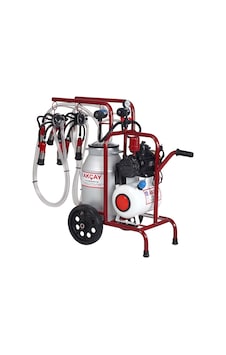 Çift Sağım Kuru Sistem 40 Lt Alüminyum Güğümlü Süt Sağım Makinesi Çift Sağım Kuru Sistem 40 Lt Alüminyum Güğümlü Süt Sağım Makinesi