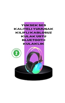 Rgb Aydınlatmalı Kablosuz Bluetooth Oyuncu Kulaklığı Diğer Rgb Aydınlatmalı Kablosuz Bluetooth Oyuncu Kulaklığı Diğer