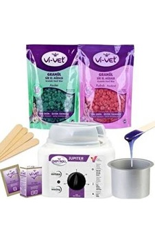 Vi Vet 2 Paket Vivet Boncuk Ağda+1 Adet 2 Yıl Garantili Makine+yedek Tas+spatula+mendil Vi Vet 2 Paket Vivet Boncuk Ağda+1 Adet 2 Yıl Garantili Makine+yedek Tas+spatula+mendil