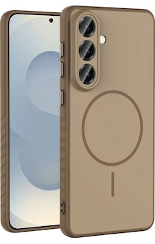 Samsung Uyumlu Galaxy S26 Plus Kılıf M-safe Şarj Özellikli Zore Tea Kapak Gold Samsung Uyumlu Galaxy S26 Plus Kılıf M-safe Şarj Özellikli Zore Tea Kapak Gold