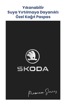 Suya Dayanıklı Yıkanabilir Skoda Oto Paspas Kağıdı Siyah 50 Adet Suya Dayanıklı Yıkanabilir Skoda Oto Paspas Kağıdı Siyah 50 Adet
