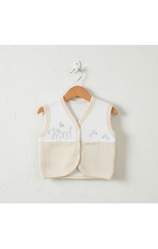 Gaye Bebe Bebek Yeleği 4482 Krem