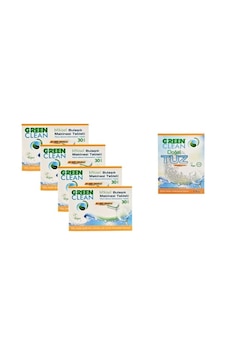 U Green Clean Bitkisel Bulaşık Makinesi Tableti 4 x 30 Tablet + Tuz