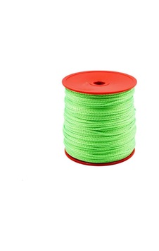 Özbek Renkli Iskota Halat İp Neon Yeşil 8mm - 12.00mt Çok Renkli