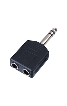 Estello Eb-1011 2 X 6.3 Mm Mono - 6.3 Mm Stereo Çevirici Jak Estello Eb-1011 2 X 6.3 Mm Mono - 6.3 Mm Stereo Çevirici Jak