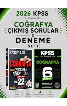 Eğit Akademi 2026 Kpss Coğrafya Çıkmış Sorular & Kpss Coğrafya 6 Deneme Evp Akademi Seti Eğit Akademi 2026 Kpss Coğrafya Çıkmış Sorular & Kpss Coğrafya 6 Deneme Evp Akademi Seti