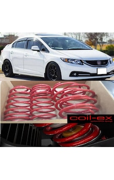 Coil-Ex Honda Civic 2012-2016 FB7 3.5 CM Helezon Spor Yay Coil-Ex Honda Civic 2012-2016 FB7 3.5 CM Helezon Spor Yay