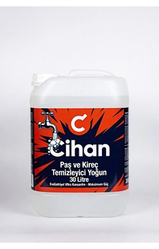 Cihan Pas Ve Kireç Temizleyici Yoğun 30 Litre Tekli Cihan Pas Ve Kireç Temizleyici Yoğun 30 Litre Tekli