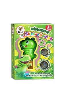 Lino Tekrar Kullanılabilen Sticker Damga - Dinozor Lino Tekrar Kullanılabilen Sticker Damga - Dinozor