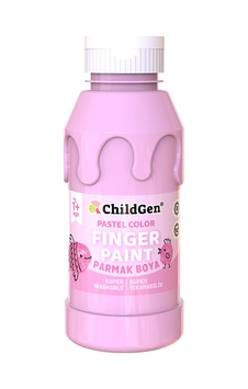 Childgen Süper Yıkanabilir Parmak Boya 350ml - Pembe