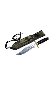 Halmak Standart T.c Komando Bıçağı 30cm - Oluklu, Testere Detaylı, Kılıflı Halmak Standart T.c Komando Bıçağı 30cm - Oluklu, Testere Detaylı, Kılıflı