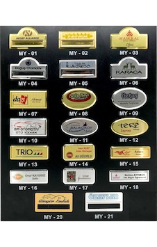 Yaka İsimlik - Yaka Kartı Logo + İsim Baskılı ve Metal Mıknatıs veya İğneli Yaka İsimlik - Yaka Kartı Logo + İsim Baskılı ve Metal Mıknatıs veya İğneli