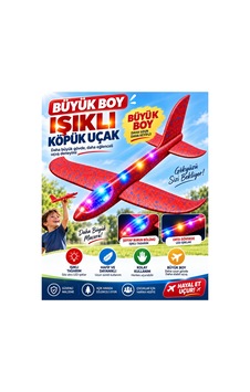 Işıklı Köpük Uçak Büyük Boy Oyuncak Hafif Ve Dayanıklı Eva Köpük Kolay Kurulum Açık Hava Çocuk Oyuncağı Kırmızı - 921713471 Işıklı Köpük Uçak Büyük Boy Oyuncak Hafif Ve Dayanıklı Eva Köpük Kolay Kurulum Açık Hava Çocuk Oyuncağı Kırmızı - 921713471