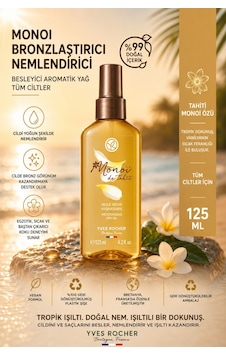 Monoi De Tahiti Saf Özlü Bronzlaştırıcı Nemlendirici Aromatik Kuru Vücut Yağı 125 Ml Monoi De Tahiti Saf Özlü Bronzlaştırıcı Nemlendirici Aromatik Kuru Vücut Yağı 125 Ml