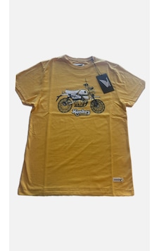 Honda Monkey Sarı T-shırt Honda Monkey Sarı T-shırt