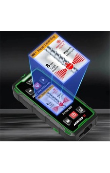 Sndway Sw-6100gt Duvar Metal-ahşap Dedektörü & Lazer Mesafe Ölçer 120m
