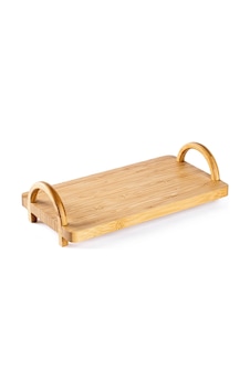 Tantitoni Bambu Tutacaklı Düz Tepsi 30x16cm Tantitoni Bambu Tutacaklı Düz Tepsi 30x16cm