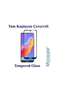 Huawei Y6S 2019 Tam Kaplayan Çerçeveli Tempered Cam - Siyah Huawei Y6S 2019 Tam Kaplayan Çerçeveli Tempered Cam - Siyah