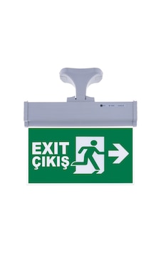 Sg071-s2 Çift Yönlü Acil Yönlendirme Armatürü Askı Aparatlı Exit Çıkış Sağ-sol Beyaz Sg071-s2 Çift Yönlü Acil Yönlendirme Armatürü Askı Aparatlı Exit Çıkış Sağ-sol Beyaz
