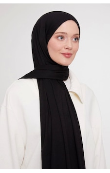 Lavander Penye Şal Siyah Çok Renkli