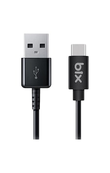 Bix Bx100cb 3a Usb-a To Type-c Chargıng Cable Black Bix Bx100cb 3a Usb-a To Type-c Chargıng Cable Black