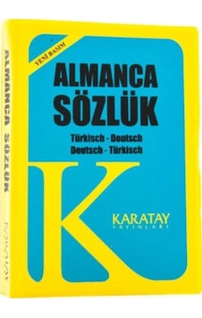 4e Almanca Sözlük Cep Tipi Plastik 1.hamur Karatay Yayınevi 153-08-3772