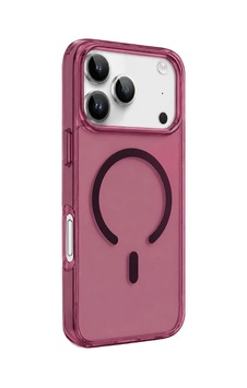 İphone 18 Pro Pc Real Magsafe Kapak - Bordo Çok Renkli İphone 18 Pro Pc Real Magsafe Kapak - Bordo Çok Renkli