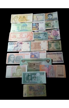 Koleksiyon Başlangıç Setleri 20 Adet Yabancı Koleksiyon Kağıt Par Koleksiyon Başlangıç Setleri 20 Adet Yabancı Koleksiyon Kağıt Par