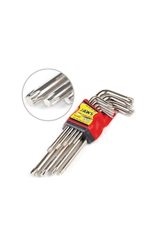 Jaws Jas150 Uzun Torx Alyan Seti Allen 9 Parça Jaws Jas150 Uzun Torx Alyan Seti Allen 9 Parça