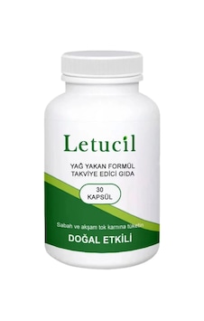 Letucil Destekleyici Ürün 30 Lu Yeşil Çay Ve Biberiyeli Güç Desteği X 3 Adet