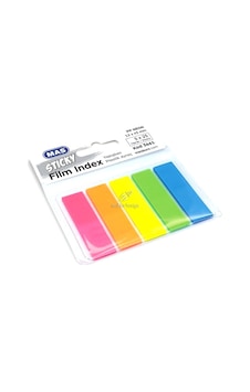 Mas 3661 Yapışkanlı Film İndex 12 x 45 MM 5 x 25 Yaprak Mas 3661 Yapışkanlı Film İndex 12 x 45 MM 5 x 25 Yaprak